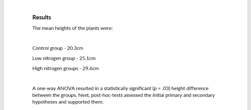 Lab-report-example-results