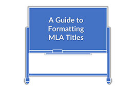 MLA-Titles-Definition